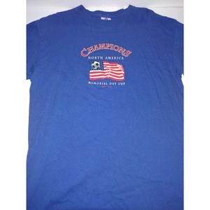 ADIDAS Champions North America Memorial Day Cup Blue Size L Dallas Texas